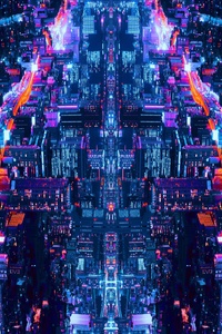 City Lights At Night (2160x3840) Resolution Wallpaper