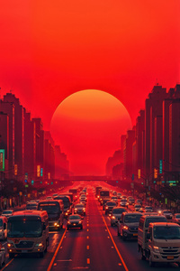 City Needs To Rest (720x1280) Resolution Wallpaper