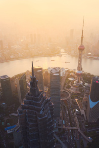 Cityscape Shanghai (480x800) Resolution Wallpaper