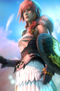 Claire Farron Final Fantasy Video Game Artwork (1080x2280) Resolution Wallpaper