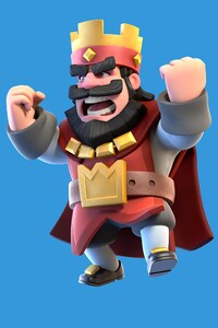 Clash Royale Red King