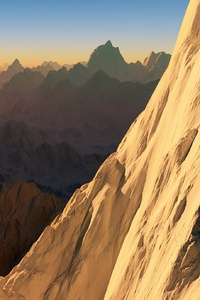 Climbing Mountains (240x320) Resolution Wallpaper