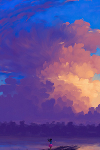 Cloud Burst (2160x3840) Resolution Wallpaper