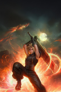 Cloud Strife Ex Soldier For Final Fantasy (1242x2668) Resolution Wallpaper