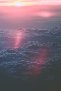 Clouds During Sunset 5k (640x960) Resolution Wallpaper