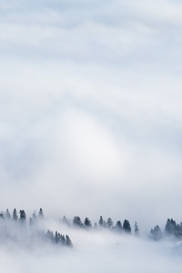 Clouds Snow Fog 5k