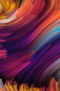 Color Abstract Brackdrops Spiral 4k