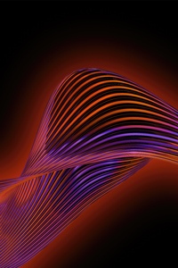 Colorful 3d Lines Abstract 5k (1280x2120) Resolution Wallpaper