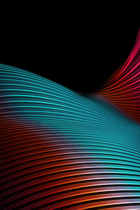 Colorful 3d Lines Abstract Oled 5k (1440x2960) Resolution Wallpaper