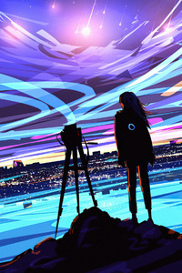 Colorful Dream Sky (1280x2120) Resolution Wallpaper