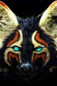 Colorful Fox Artwork