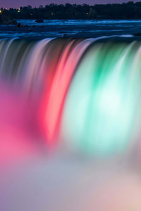 Colorful Niagara Falls (2160x3840) Resolution Wallpaper