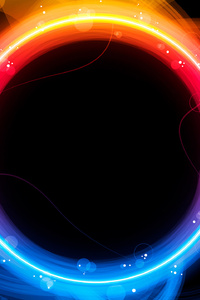 Colorful Rings (240x320) Resolution Wallpaper