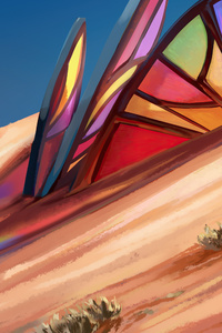 Complication In Desert (360x640) Resolution Wallpaper