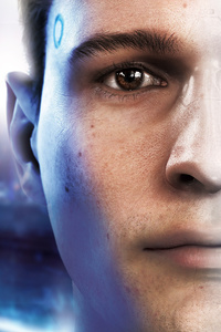 Connor Detroit Become Human 2018 (480x800) Resolution Wallpaper