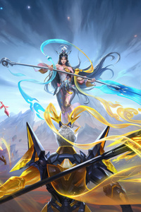Contra Returns Iron Fan Princess Kv (240x400) Resolution Wallpaper