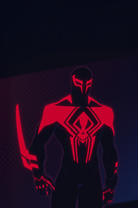 Contrast And Cool Spiderman 2099 (720x1280) Resolution Wallpaper