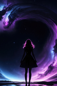 480x800 Cosmic Dreams A Girls Journey Through The Stars