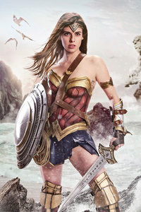 640x960 Cosplay Wonder Woman Photoshoot 4k