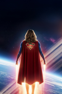 Courage Of Supergirl (1125x2436) Resolution Wallpaper