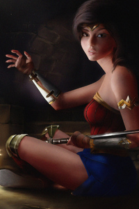 Cute Wonder Woman 4k