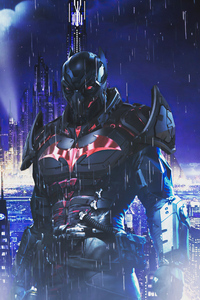 Cyber Batman Beyond 4k (1125x2436) Resolution Wallpaper