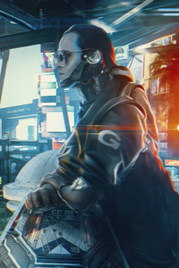 Cyberpunk 2077 City Life Scifi