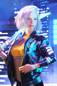 Cyberpunk 2077 Girl 4k 2020