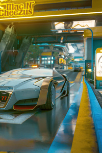 Cyberpunk 2077 Hyper Ride 4k (1080x2160) Resolution Wallpaper