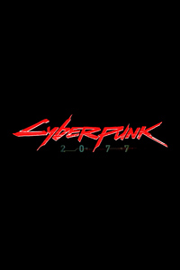 Cyberpunk 2077 Logo 4k