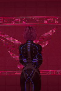 Cyberpunk 2077 Red Screen 4k (640x960) Resolution Wallpaper