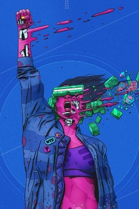 Cyberpunk Digital Art 4k
