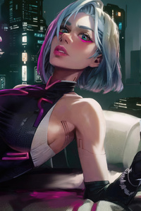 640x1136 Cyberpunk Edgerunners Lucy