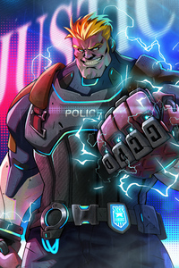 Cyberpunk Police Hercules 4k
