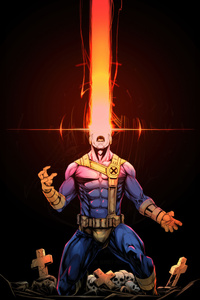 Cyclops Laser Eye (480x854) Resolution Wallpaper