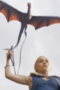 Daenerys Targaryen With His Dragon 4k