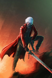 Dante The Demon Hunter 4k (1080x2160) Resolution Wallpaper