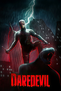 Daredevil Born Again Protector (1440x2560) Resolution Wallpaper