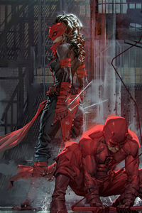 Daredevil Cover Art 4k (750x1334) Resolution Wallpaper