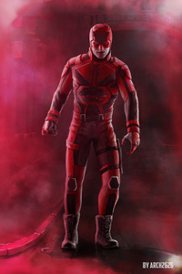 Daredevil In The Defenders Artwork (1440x2960) Resolution Wallpaper