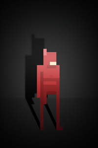 Daredevil Pixel Art 5k