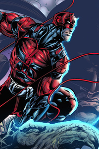 Daredevil Superhero Art 4k