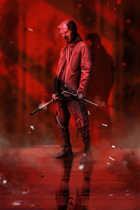 Daredevil The Crimson Vigilante (1080x2280) Resolution Wallpaper