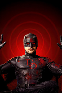 Daredevil The Power Of Hellfire (1280x2120) Resolution Wallpaper