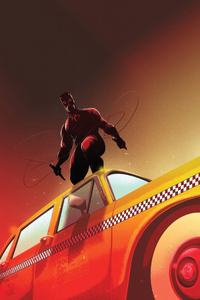 Daredevil The Silent Guardian (320x480) Resolution Wallpaper