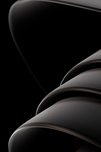 Dark Black Shapes 5k (240x400) Resolution Wallpaper