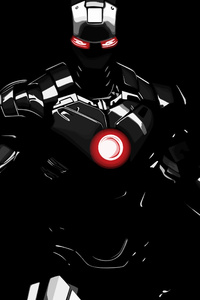 Dark Iron Man (1080x2160) Resolution Wallpaper