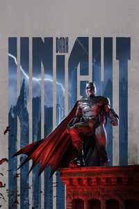 Dark Knight Poster 5k (1125x2436) Resolution Wallpaper