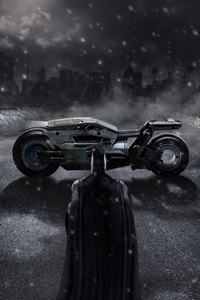 Dark Knight Ride (320x568) Resolution Wallpaper