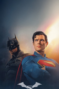 Dark Knight Vs Man Of Steel (480x854) Resolution Wallpaper